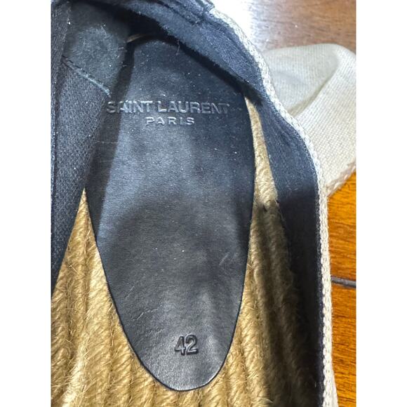 Saint Laurent Espadrilles Natural Beige Canvas size 42 euro - Picture 5 of 8